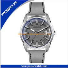 Reloj de acero inoxidable Mechanica 316L en gris claro